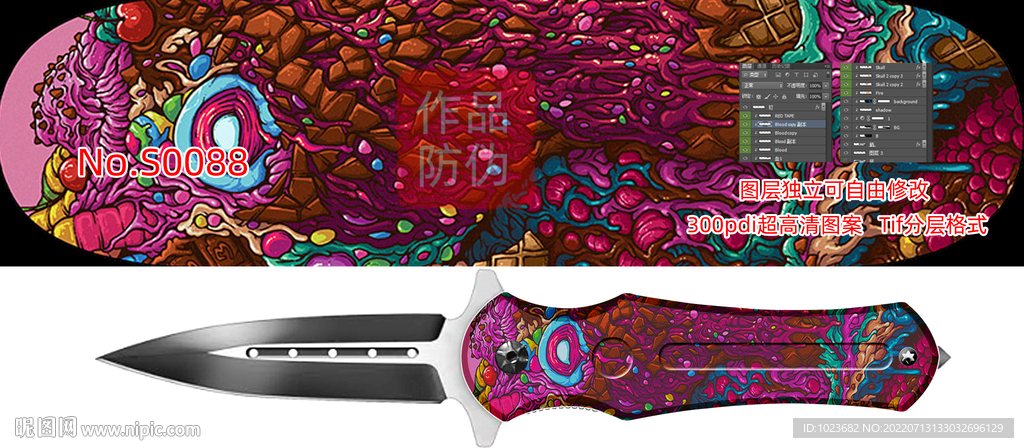CS 鬼头 惩罚者 3D 浮雕