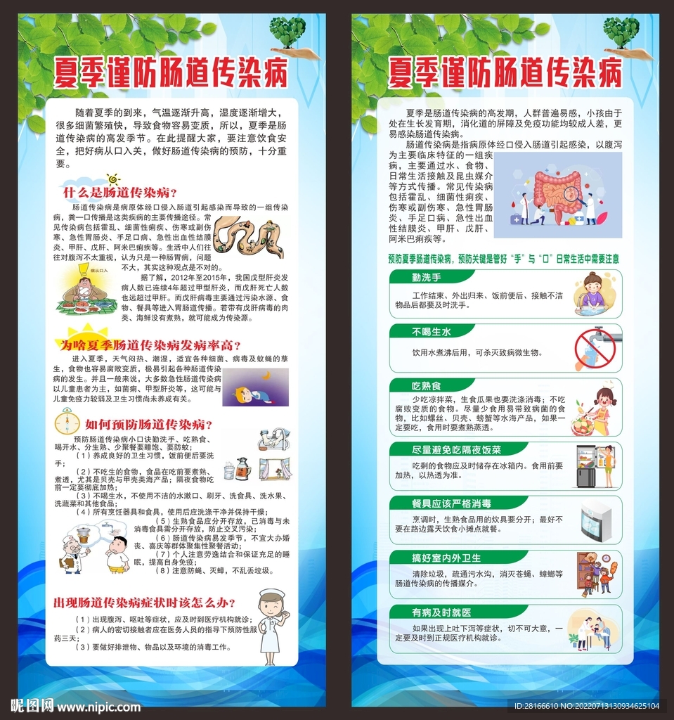 健康教育知识展架