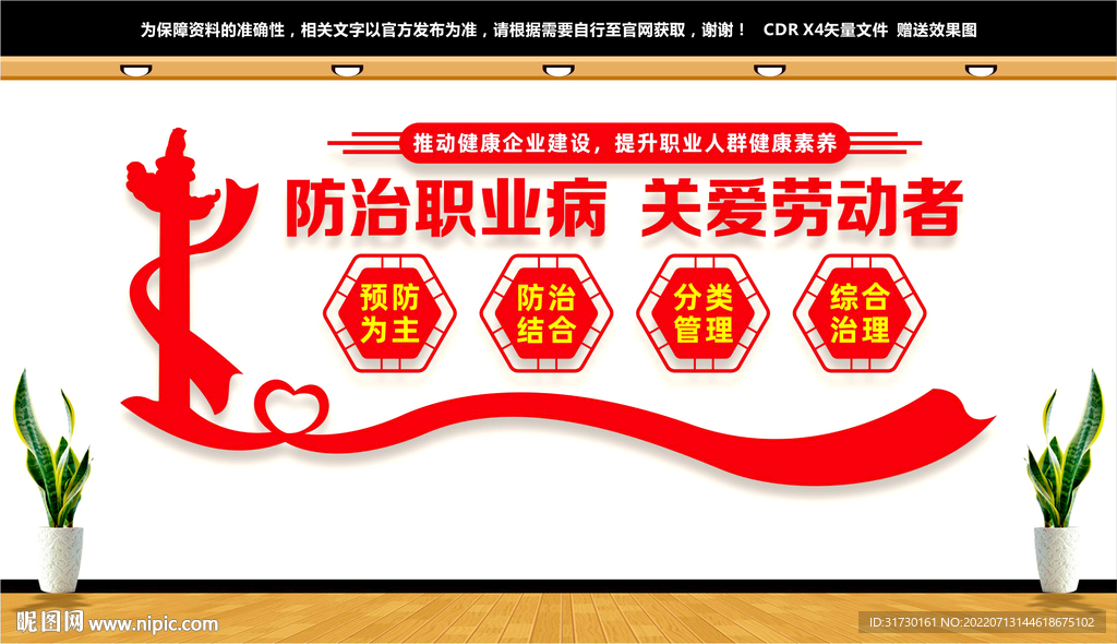 预防职业病文化墙