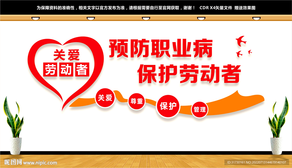 预防职业病文化墙