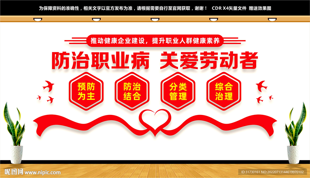 预防职业病文化墙