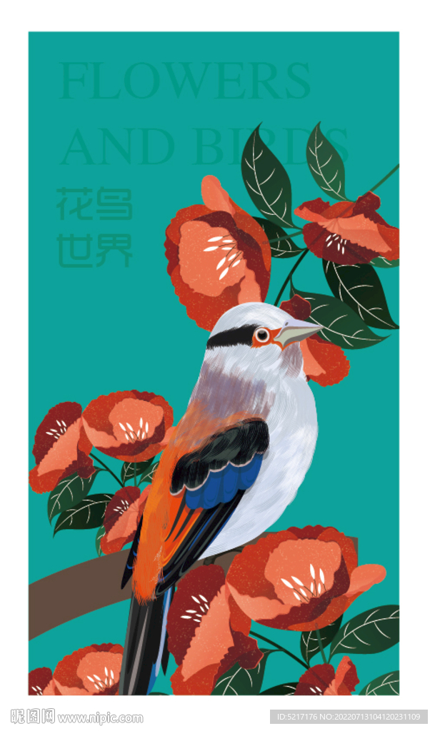 花鸟 矢量