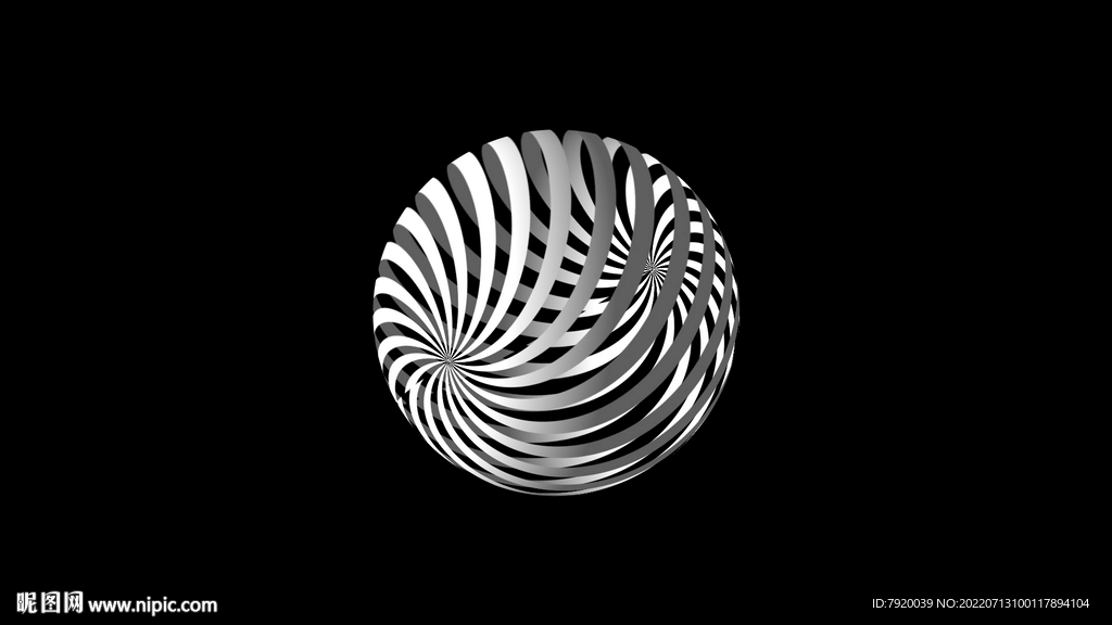 镂空白色球体免扣素材