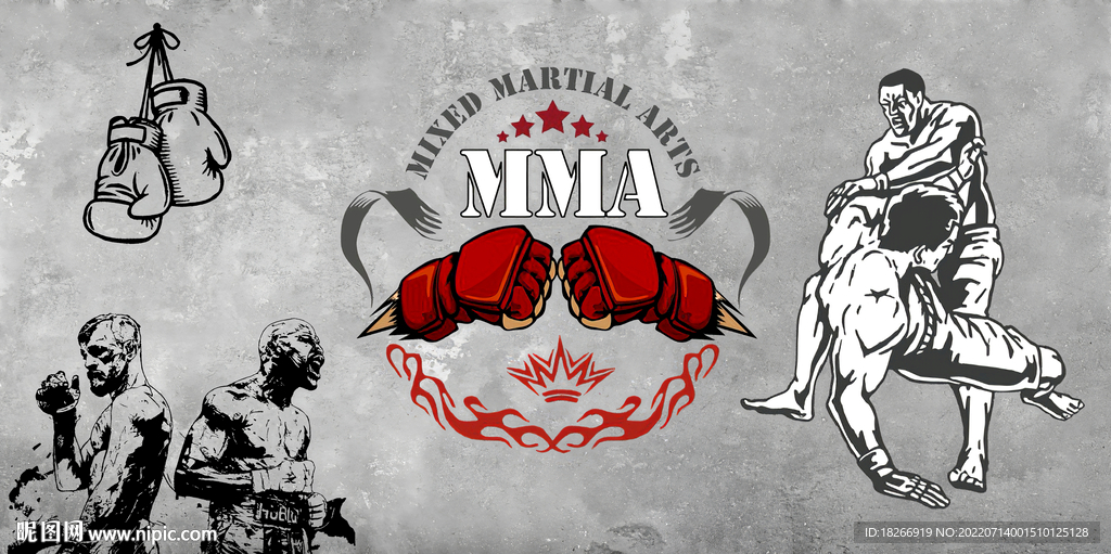 跆拳道拳击背景