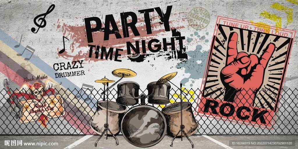 音乐乐器架子鼓背景