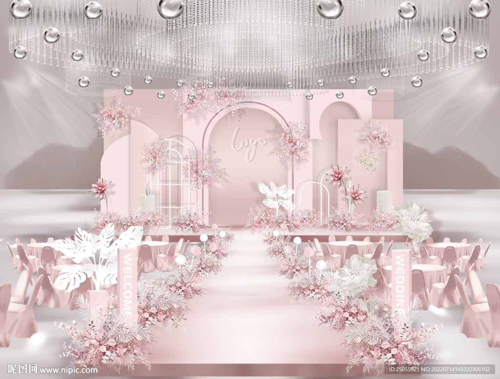 梦幻粉色婚礼 - 堆糖，美图壁纸兴趣社区