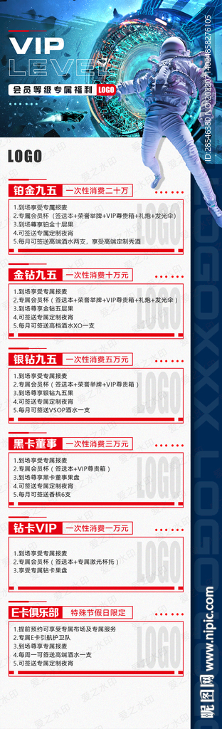 酒吧会员等级福利