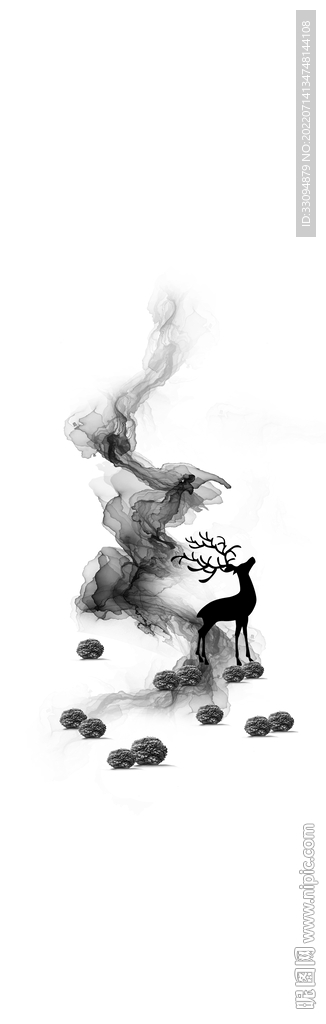 高清分层透明底平开门打印图