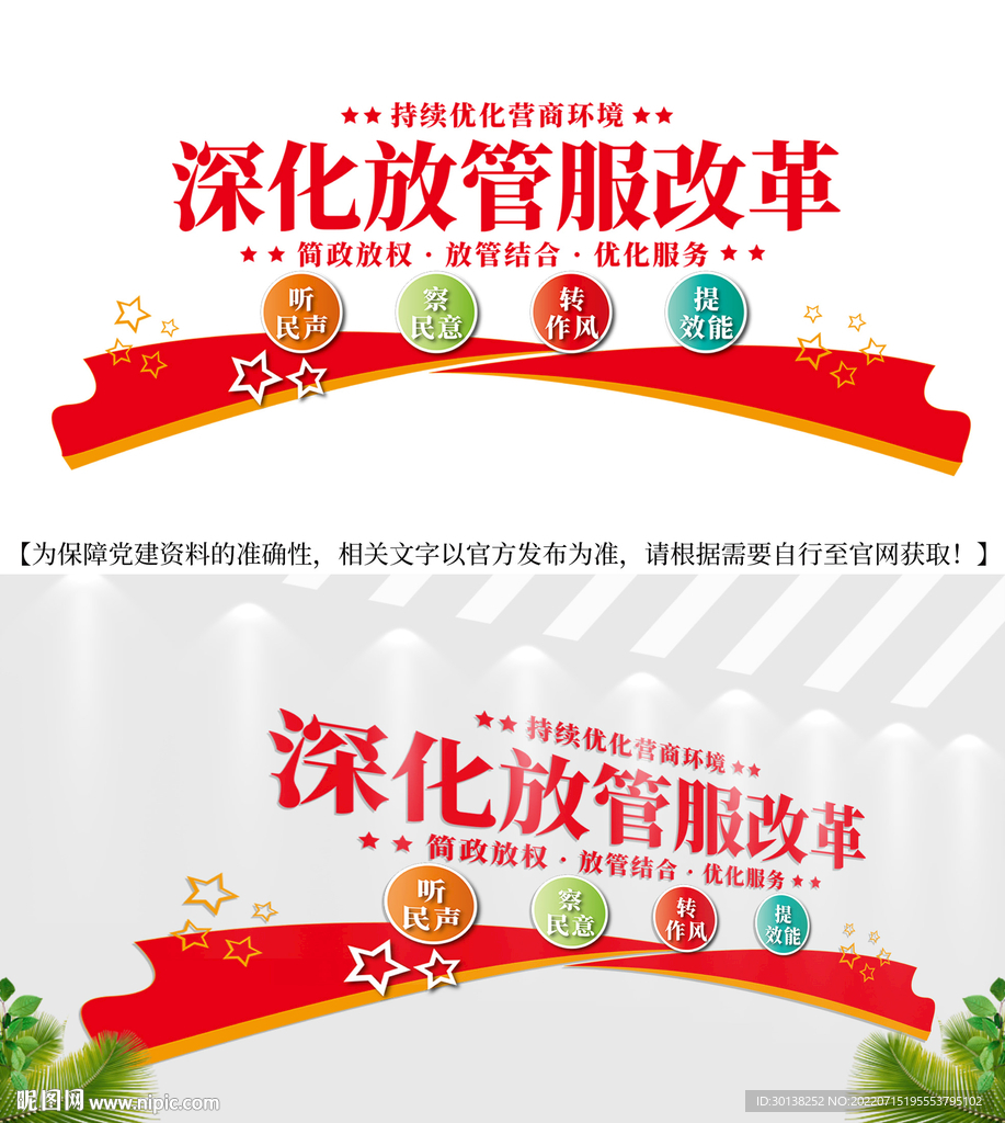 深化放管服改革文化墙