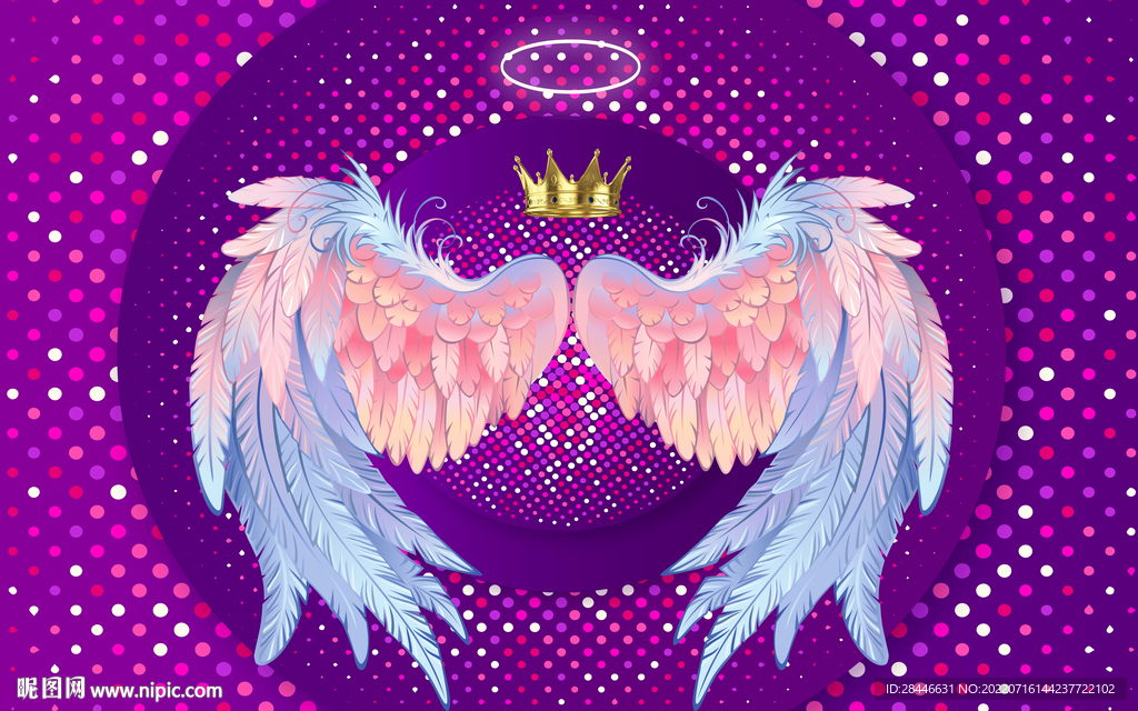 网红翅膀打卡直播背景墙 