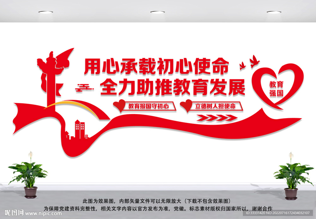 学校教育宣传墙