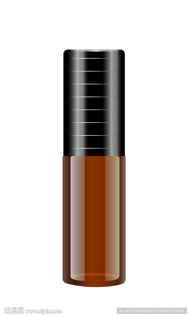 化妆品小棕色玻璃瓶