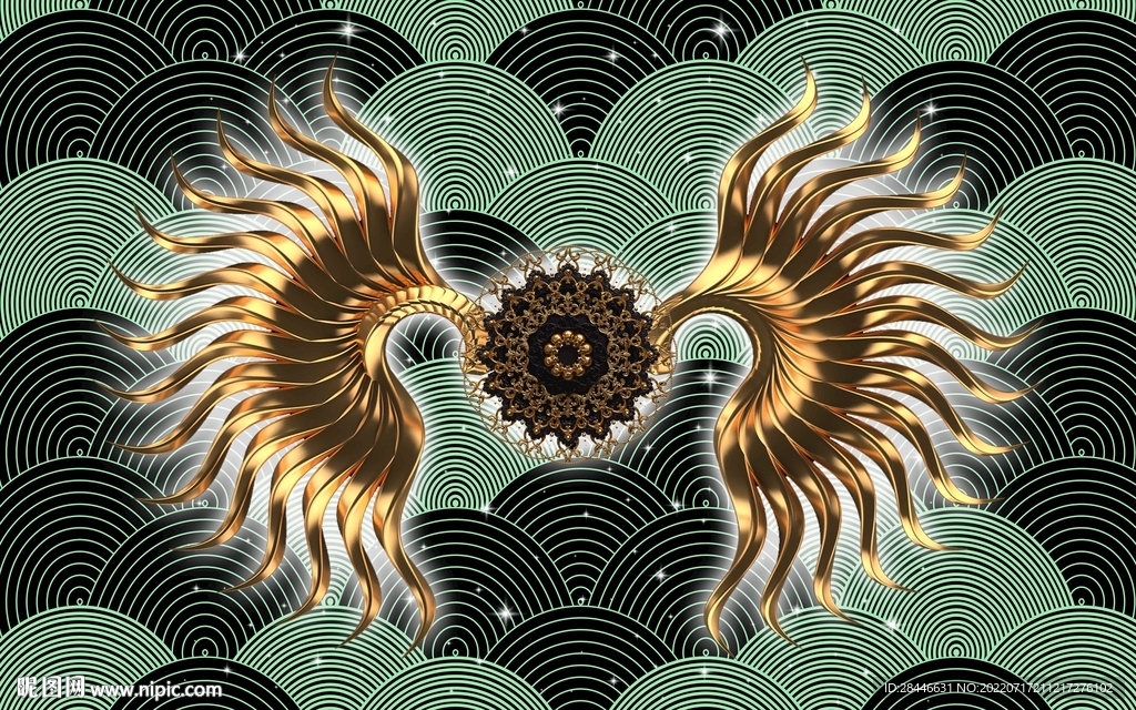 翅膀打卡直播背景墙