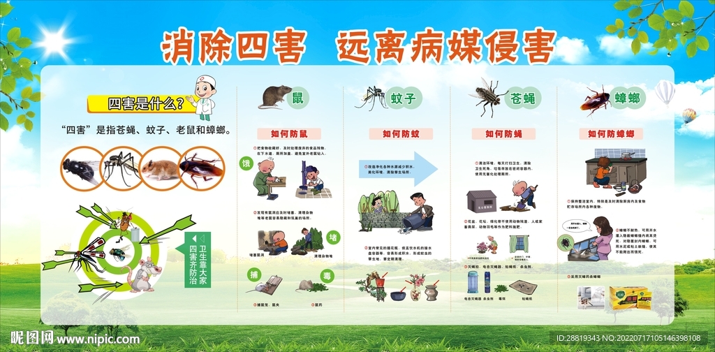 消除四害   远离病煤生物侵害