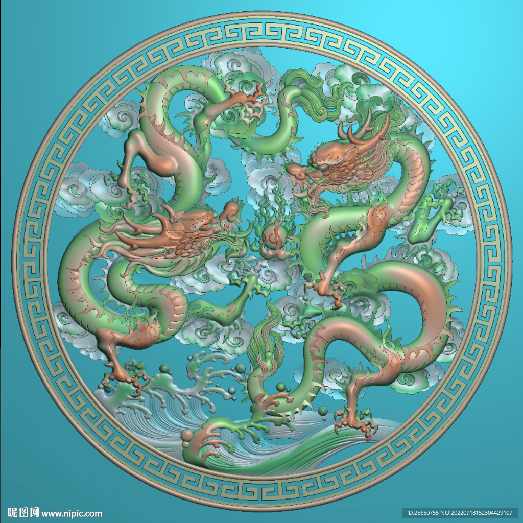 双龙戏珠