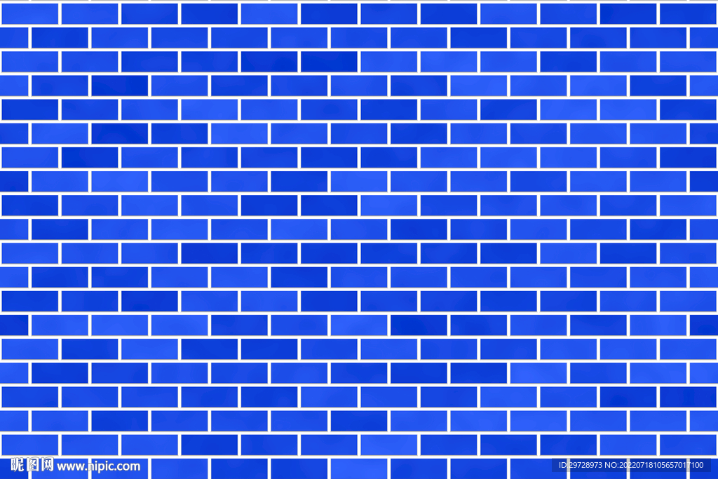 蓝砖墙