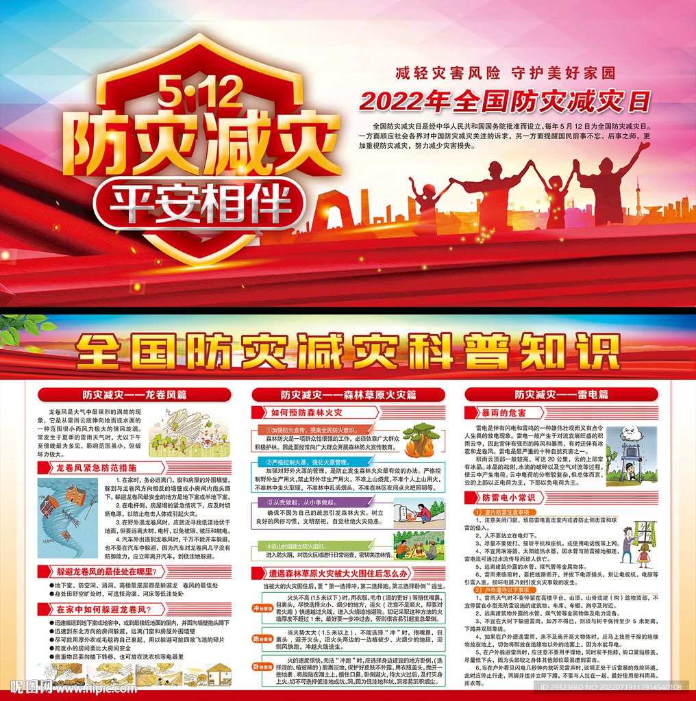 防灾减灾宣传栏