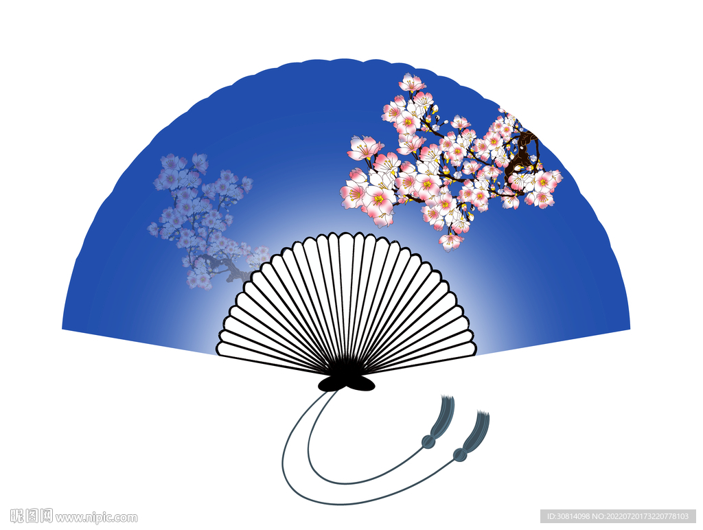 花朵扇子  