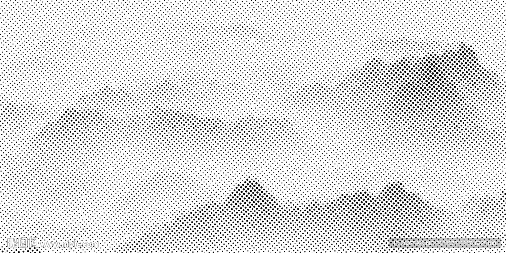 点状山