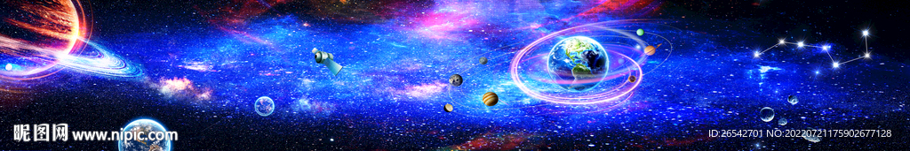 巨幅宇宙星空