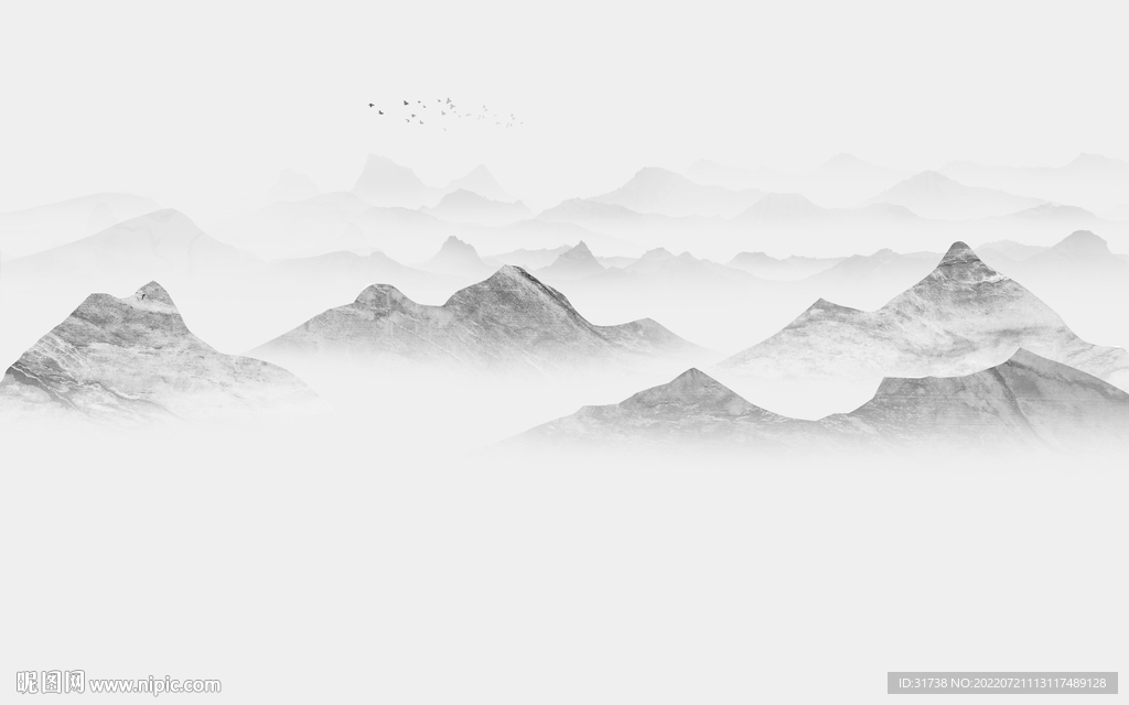 禅意山水画
