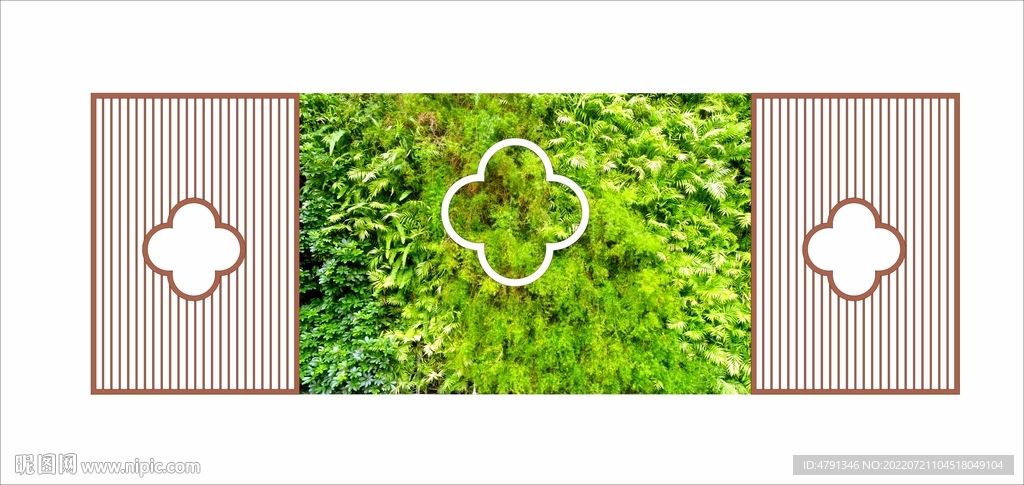 隔断绿植围墙