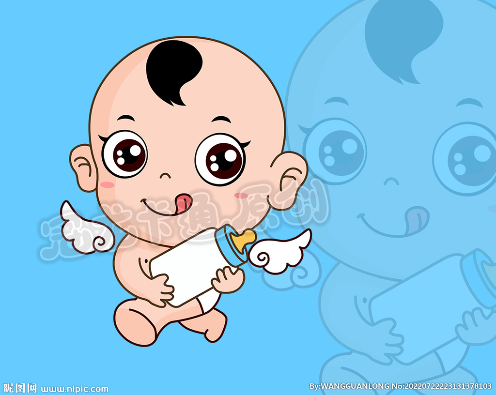 卡通婴儿宝宝天使版