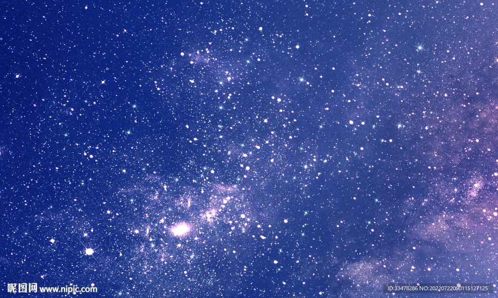 蓝色星空背景