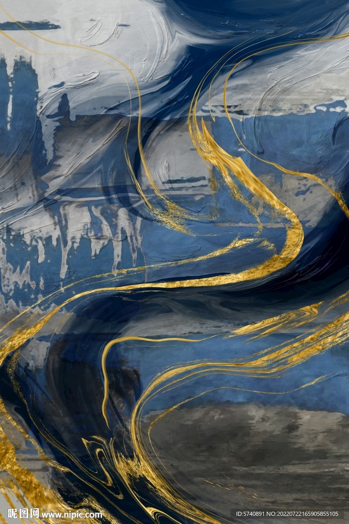 抽象油画