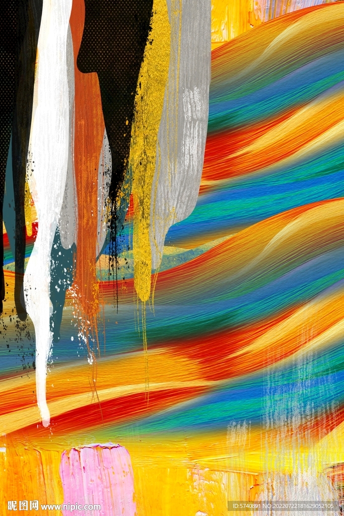 抽象油画