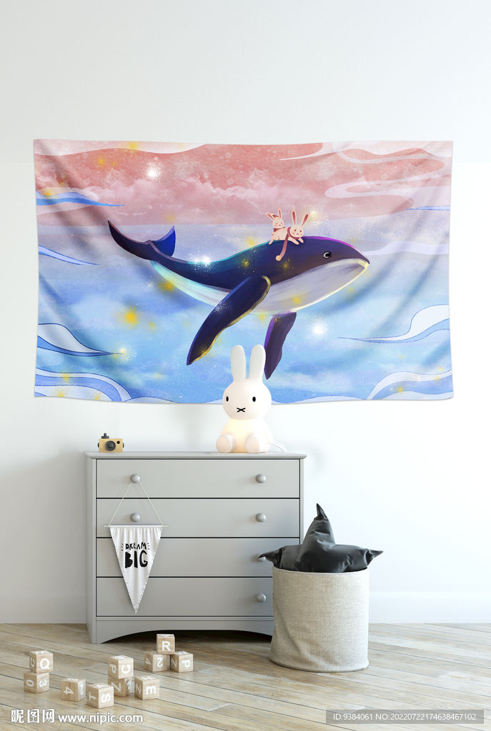 挂毯装饰画样机