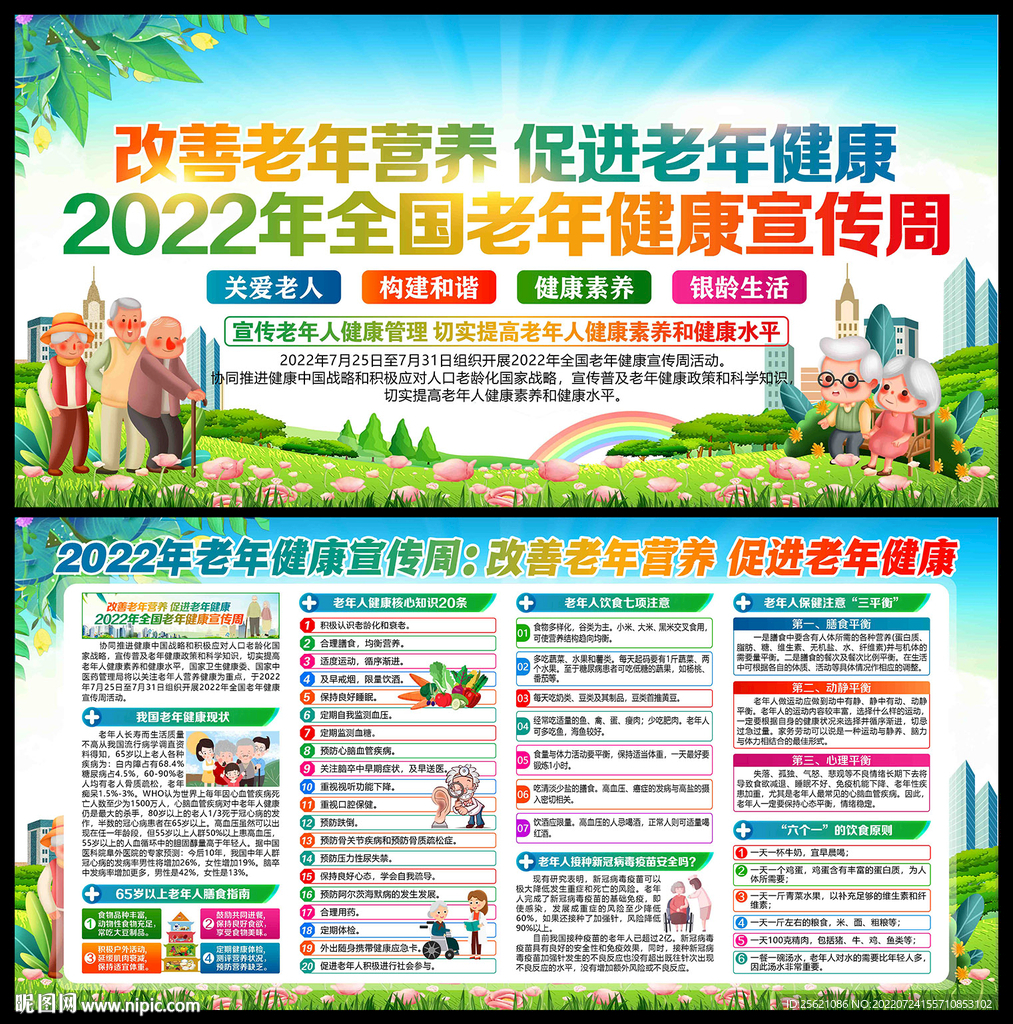 2022老年健康宣传周宣传栏