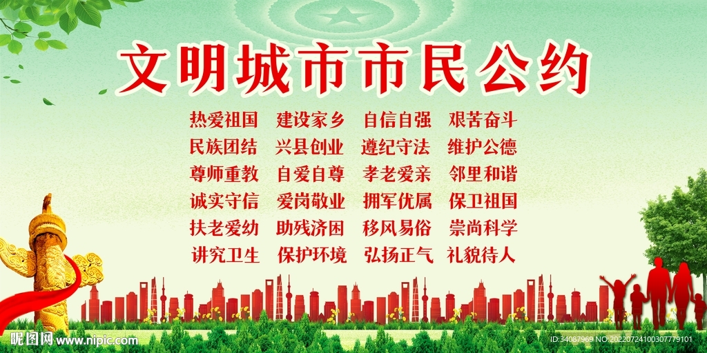 文明城市市民公约