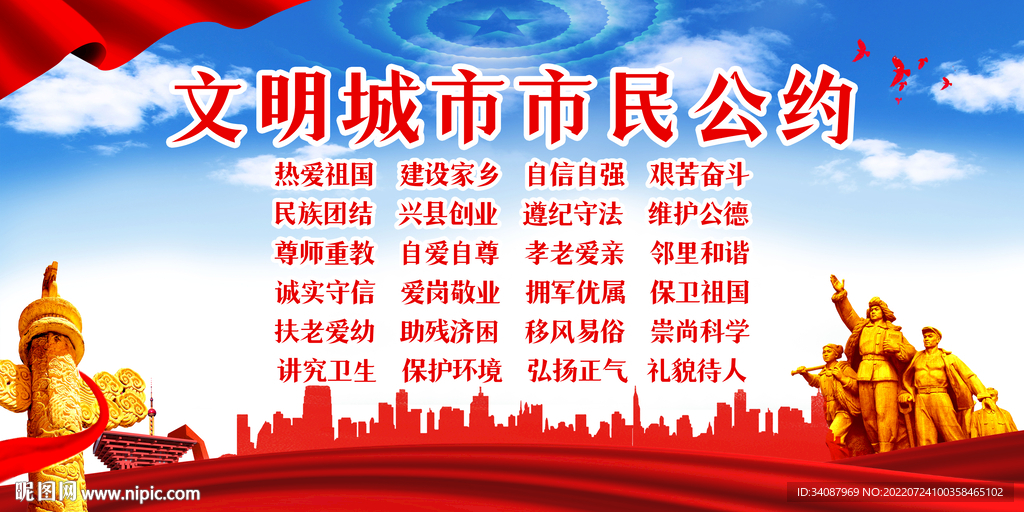 文明城市市民公约