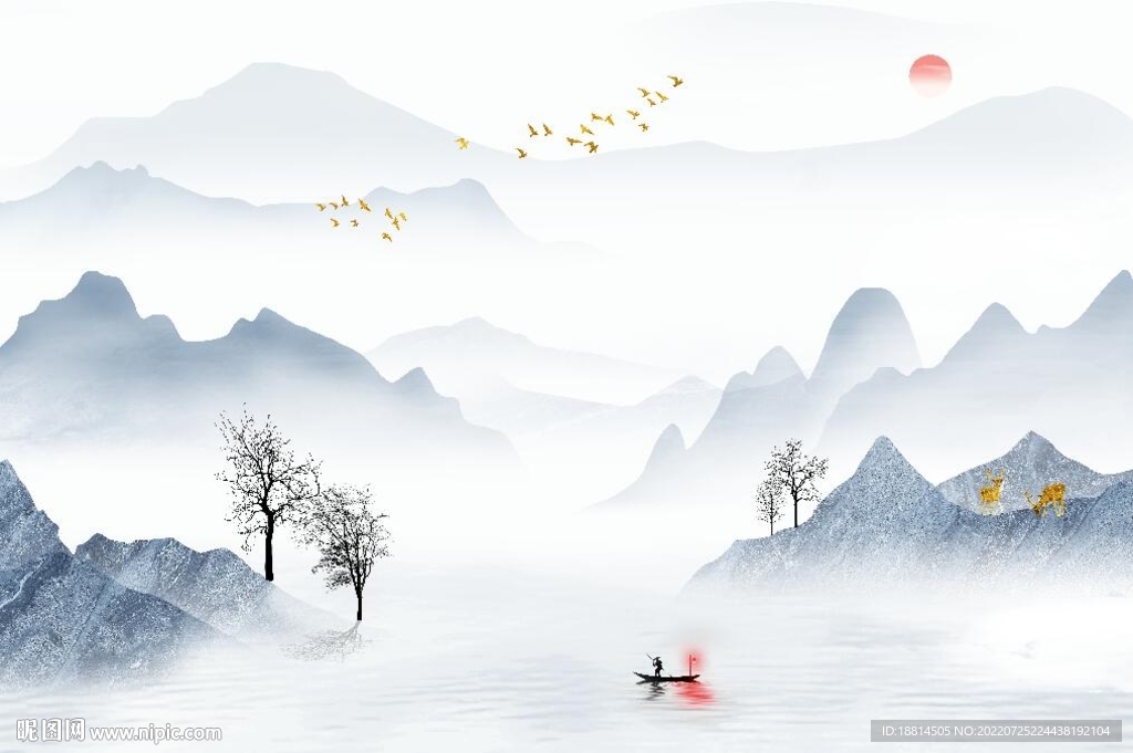 简约现代背景墙