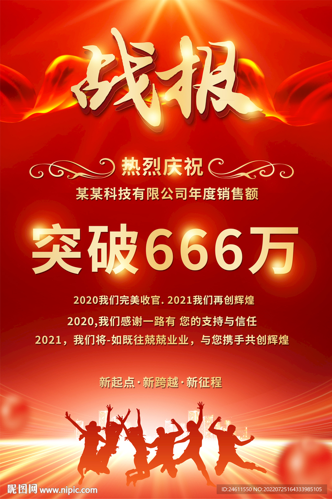 营业额战报