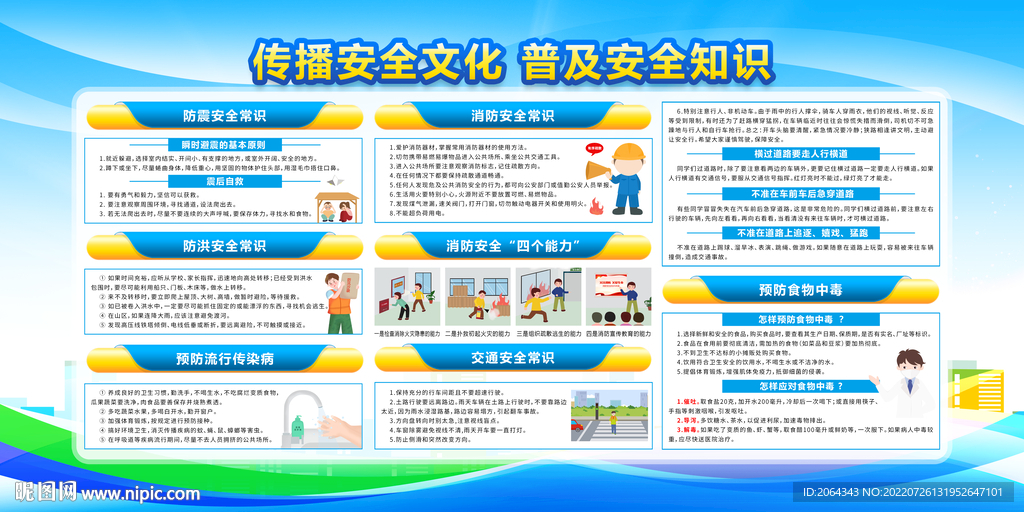 校园安全科普宣传栏