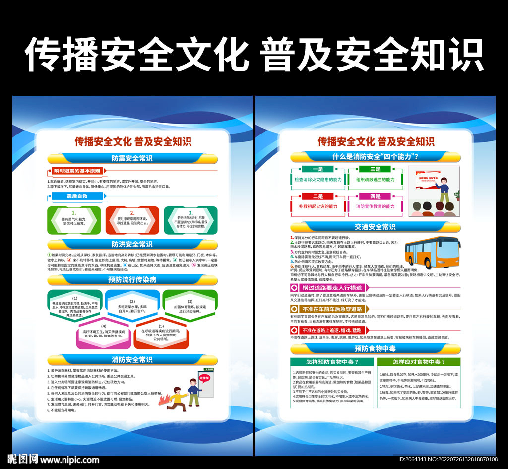 校园安全科普宣传栏
