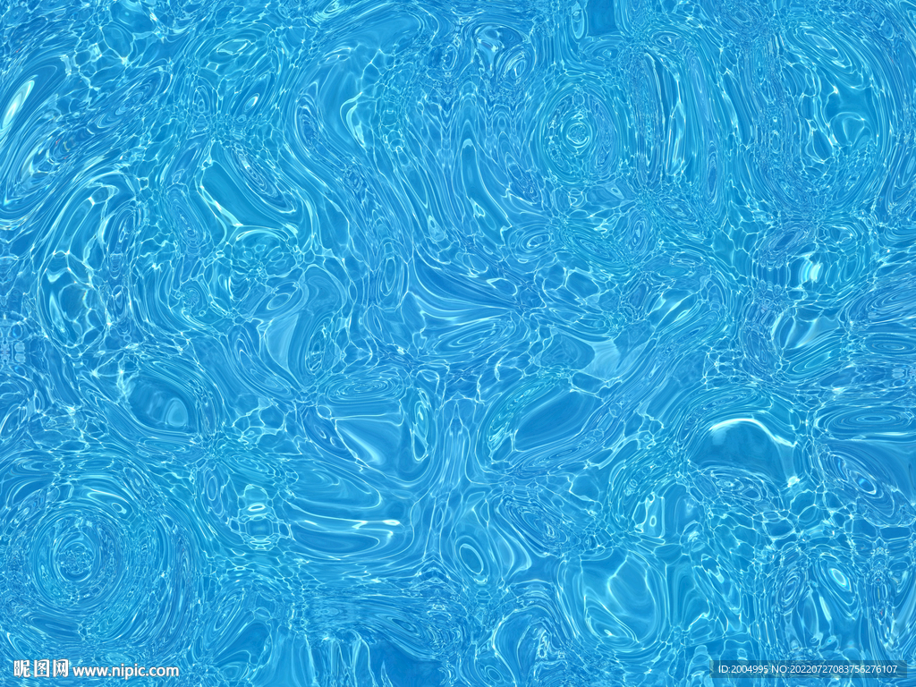 高清蓝色水波纹设计图