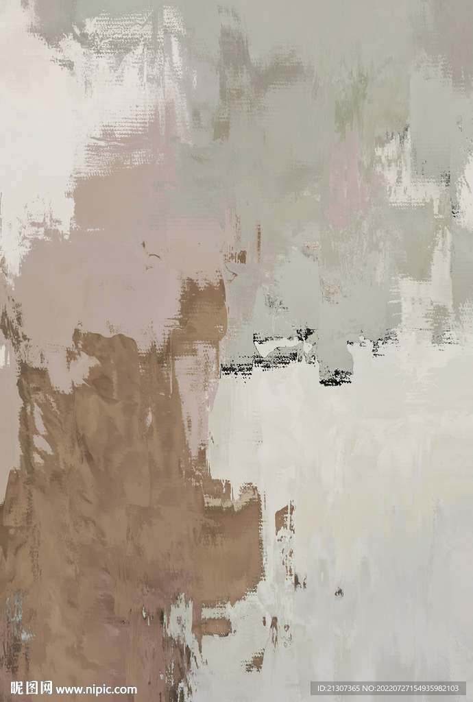 轻奢手绘抽象油画装饰画