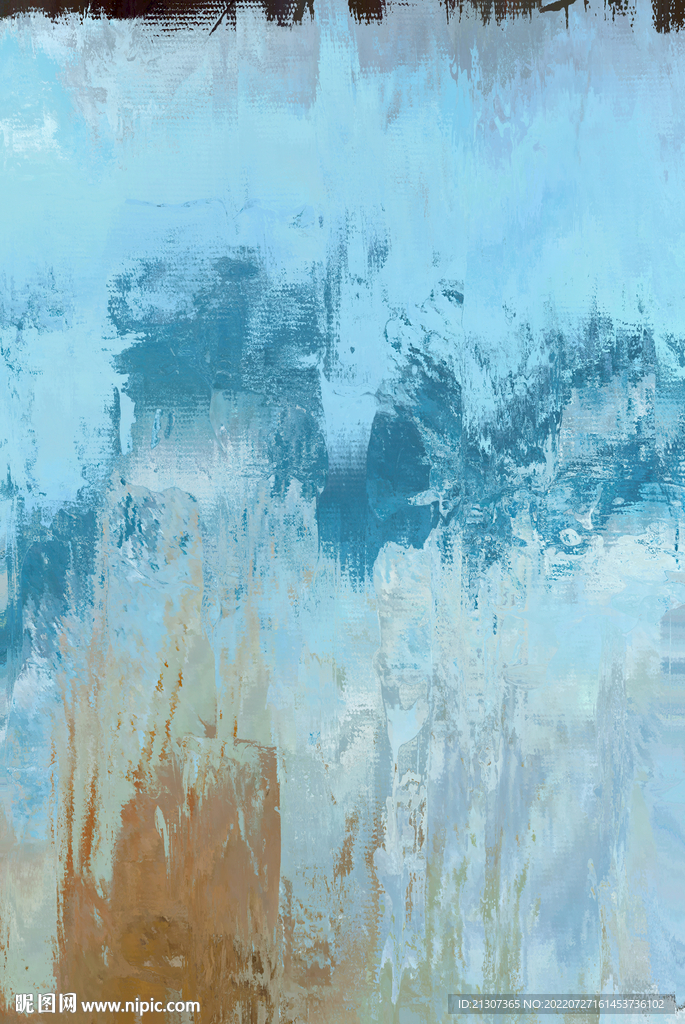 抽象油画装饰画轻奢手绘极简画