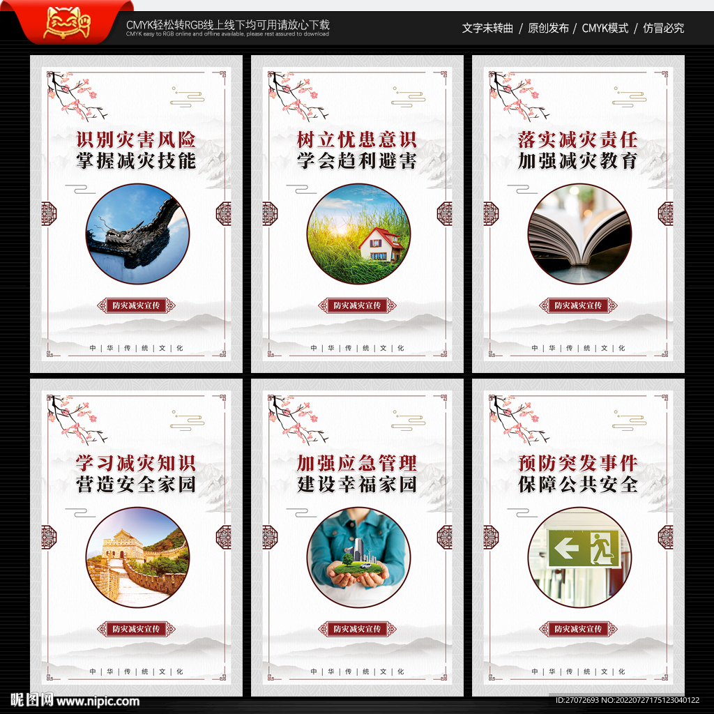 防灾减灾 宣传展板
