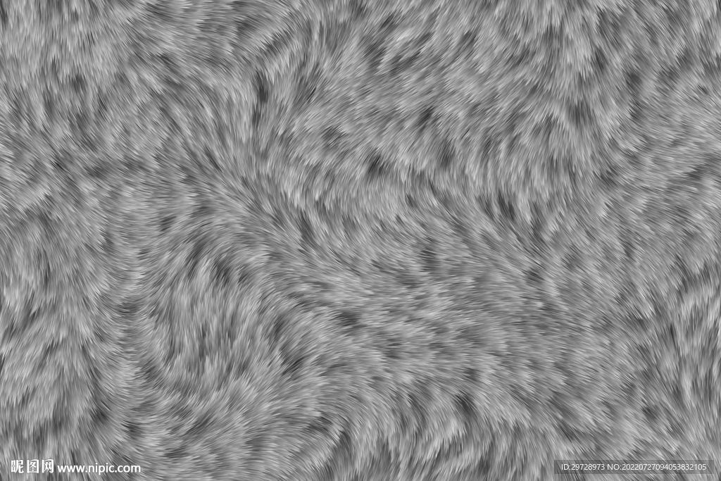 灰色毛发皮毛