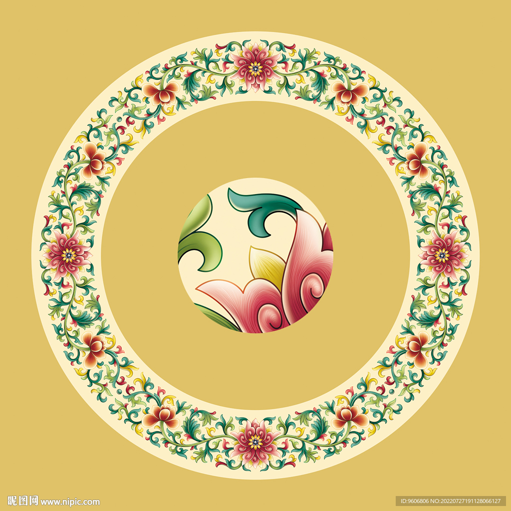 传统瓷器花纹