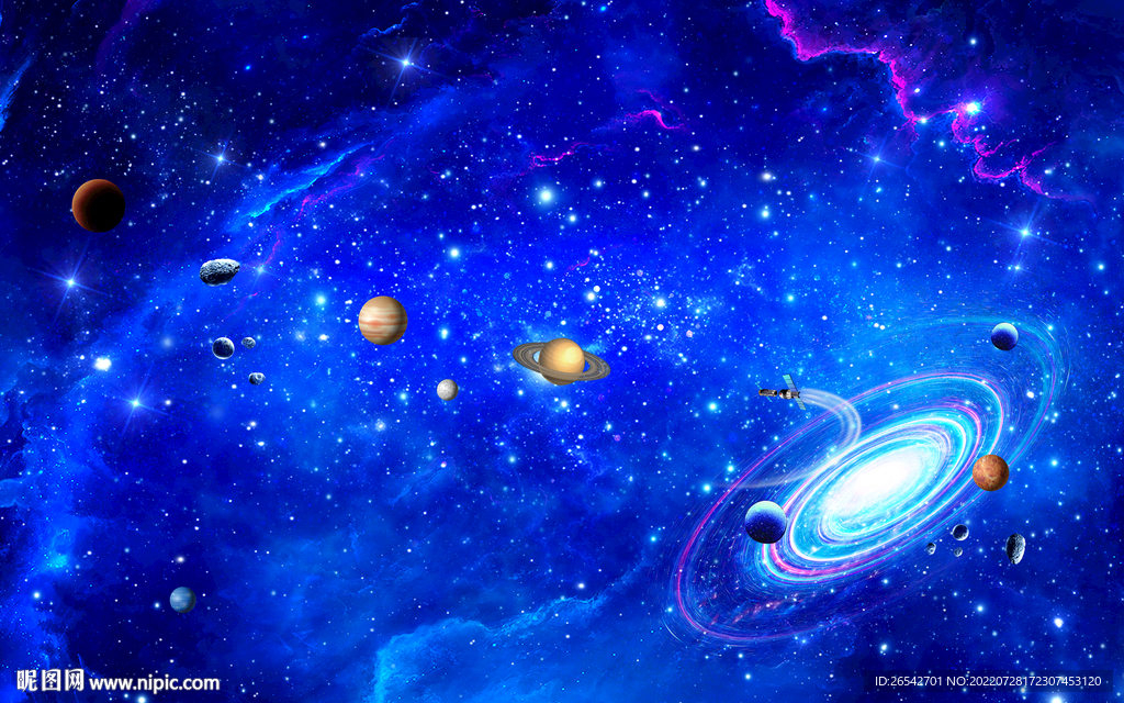 梦幻星空背景
