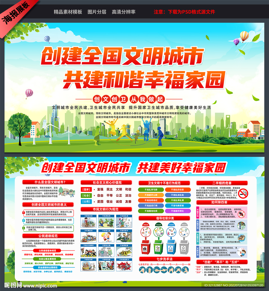 文明城市幸福家园