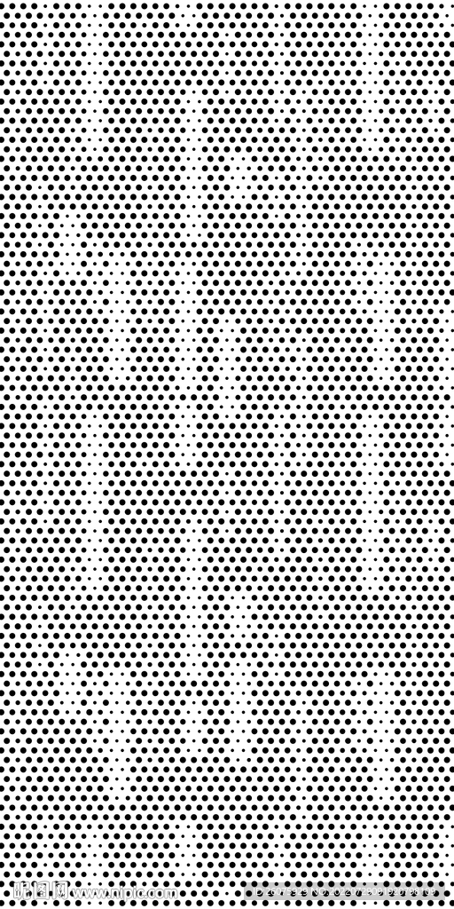 点阵排列激光镂空冲孔图