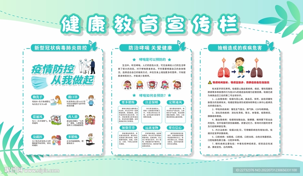 健康教育宣传栏