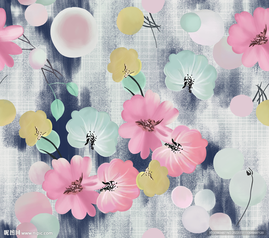 手绘花朵