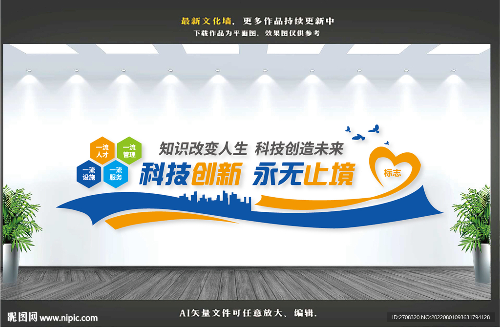 科技创新文化墙